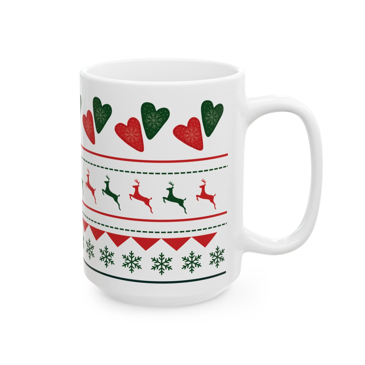 "I'll Be Yours for Christmas" Ceramic Mug, 15 oz.