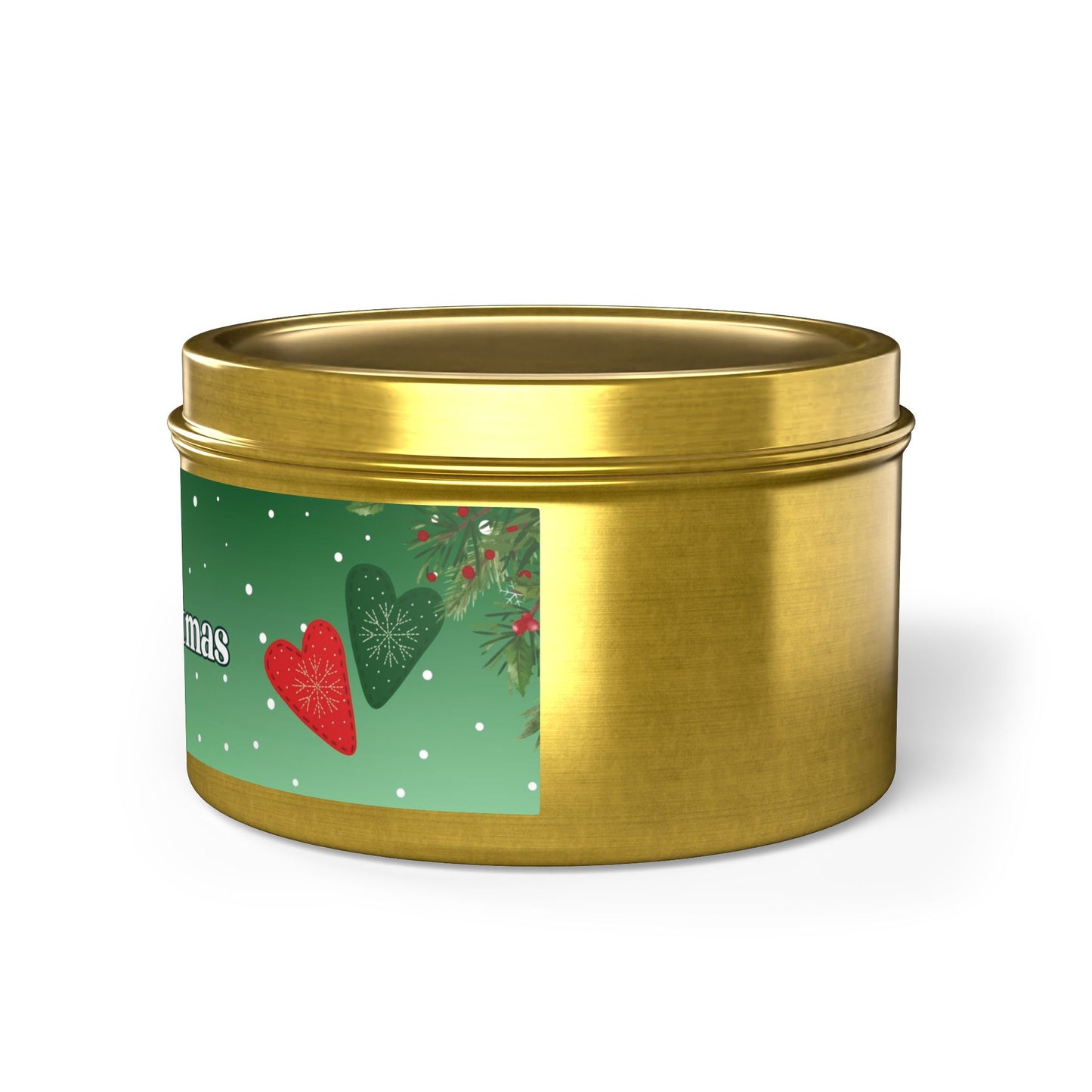 "I'll Be Yours for Christmas" Tin Candles