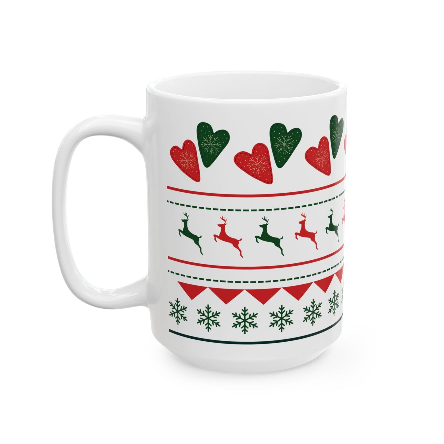 "I'll Be Yours for Christmas" Ceramic Mug, 15 oz.