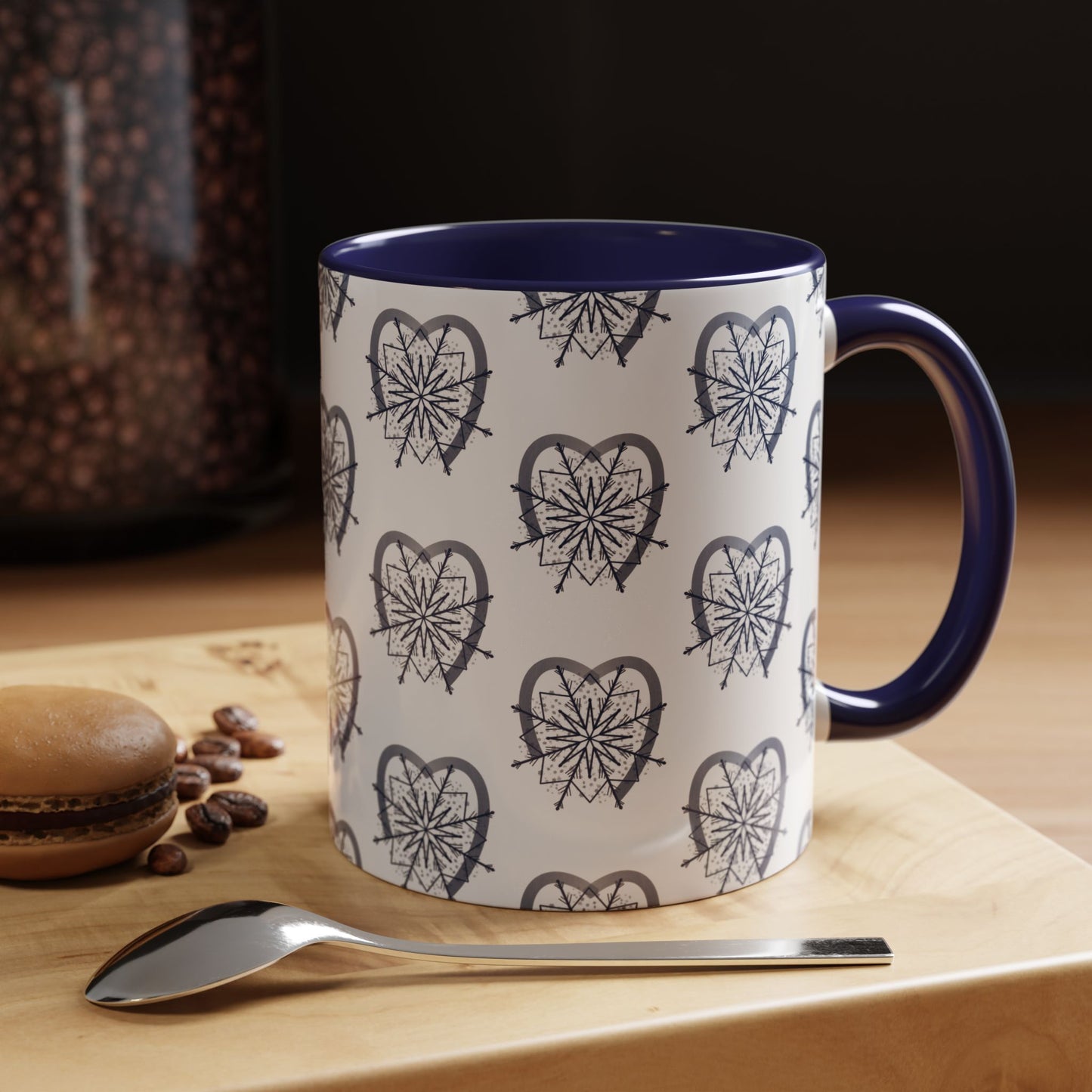 Navy "Love & Frost" Mug (11, 15oz)