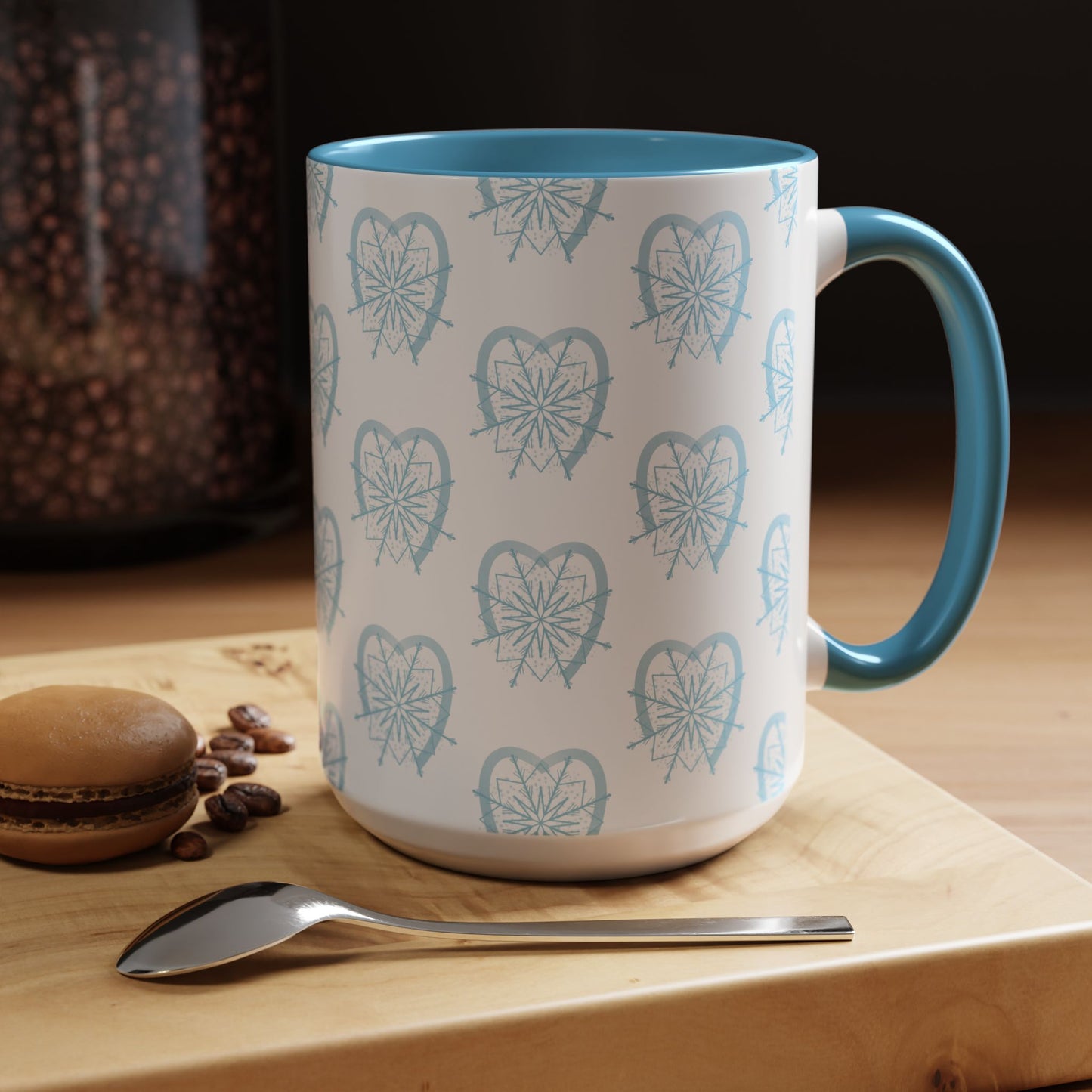 Light Blue "Love & Frost" Mug (11, 15oz)