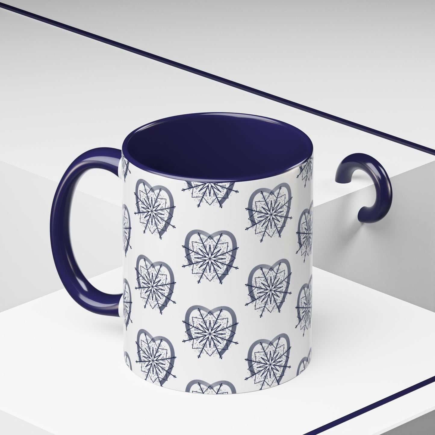 Navy "Love & Frost" Mug (11, 15oz)