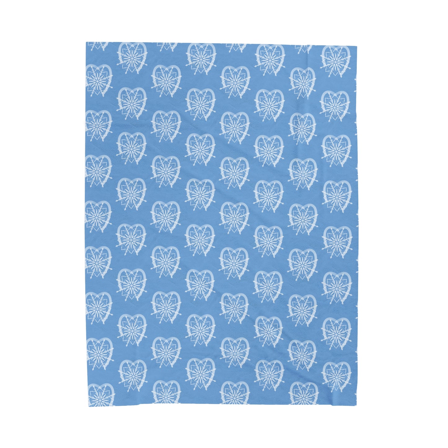 Love & Frost - Light Blue Velveteen Plush Blanket