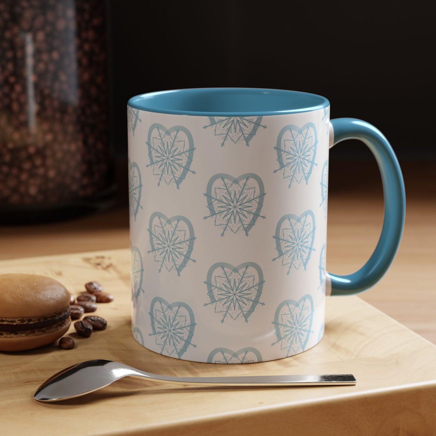 Light Blue "Love & Frost" Mug (11, 15oz)