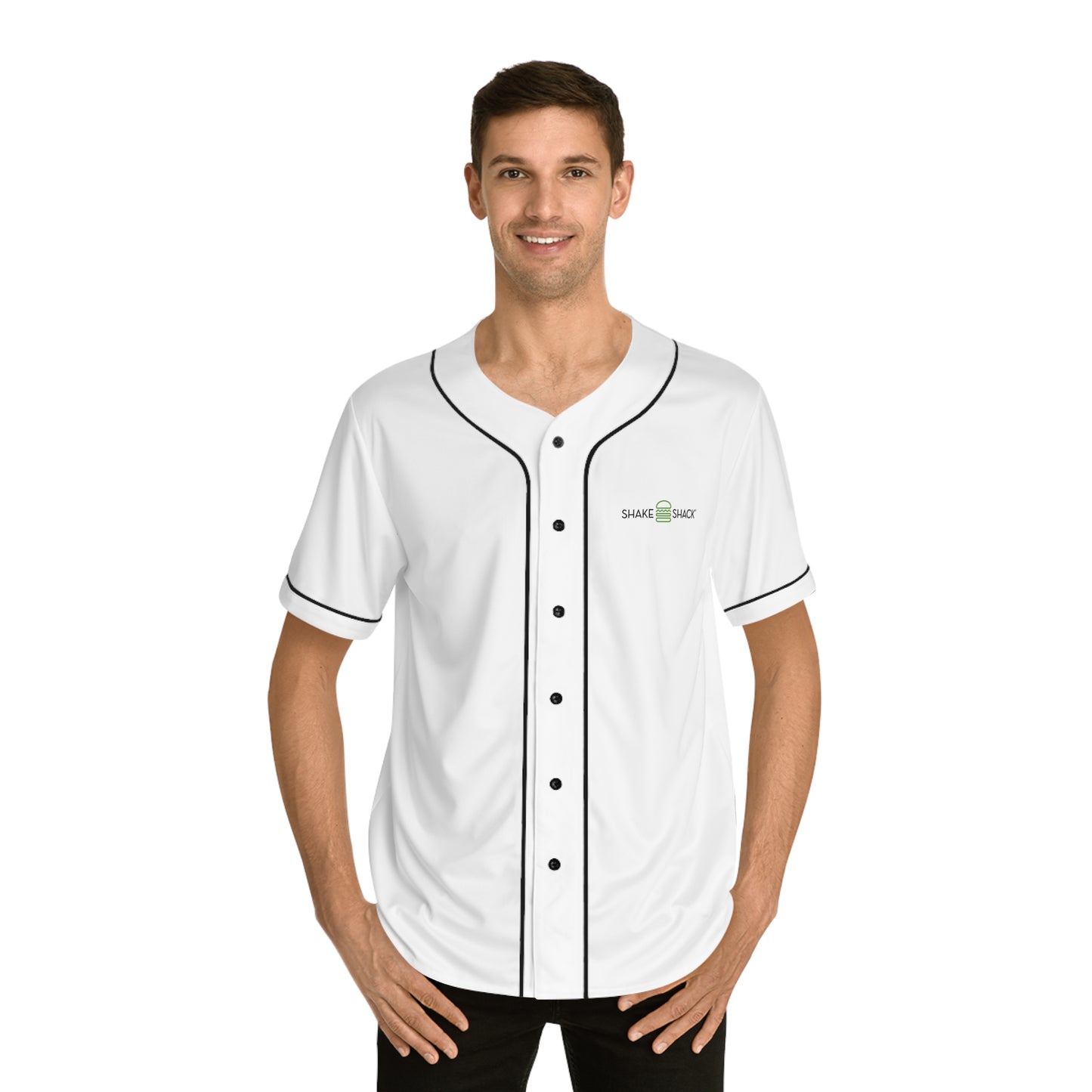 Men's Baseball Jersey (AOP) - Christine