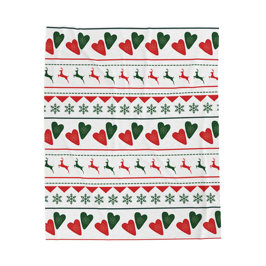 "I'll Be Yours for Christmas" Plush Blanket