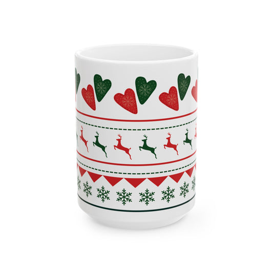 "I'll Be Yours for Christmas" Ceramic Mug, 15 oz.
