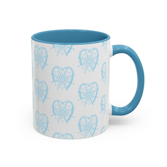 Light Blue "Love & Frost" Mug (11, 15oz)